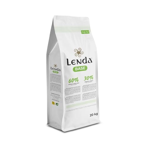 Lenda Base Daily Food 20 kg - Pienso para Perros Jovenes y Adultos - Comida para Perros de Todas Las Razas - Natural - Ideal Criadores