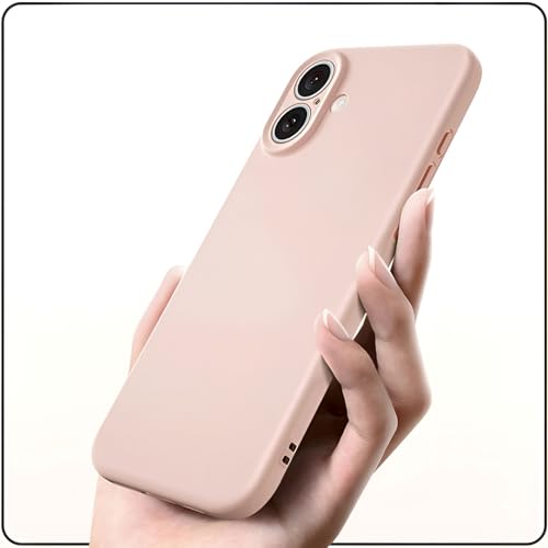 Coque iPhone 16 silicone antichoc mince avec revêtement de caméra