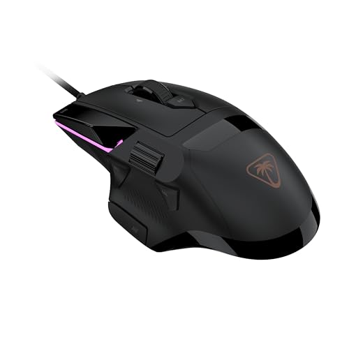 Image of Turtle Beach Command Series MC3 Wired Customizable RGB Gaming Mouse | Owl‑Eye 30K DPI Optical Sensor, 4D Scroll Wheel, 1K Polling Rate, Optical Switches, 29 Programmable Buttons, RGB, Black