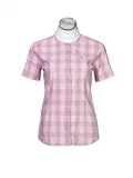 Precio: 25 – 30 EUR PIKEUR Damen Turnierbluse mit 1/2 Arm, pink/schlamm/weiß kariert, 44