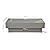 BAIDE HOME Outdoor Low Profile Fire Table, 48-inch Rectangle Propane Gas Fire Pit Table, 50,000 BTU Modern Firepit w/Lid, Fire Glass, Cover, Pre-Attached 10ft Propane Hose, Flint Gray