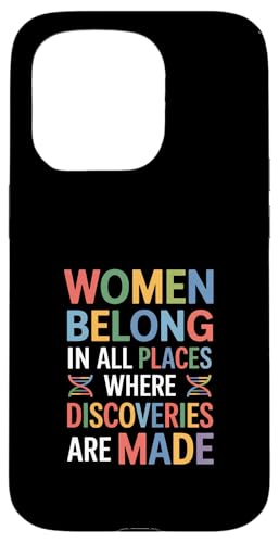 Women Belong Discoveries Being Made Funny �i�� �X�}�z�P�[�X iPhone 15 Pro �p