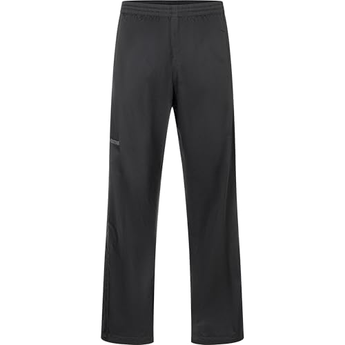MARMOT Men's PreCip Evo Full Zip Rain Pant, Black, Large