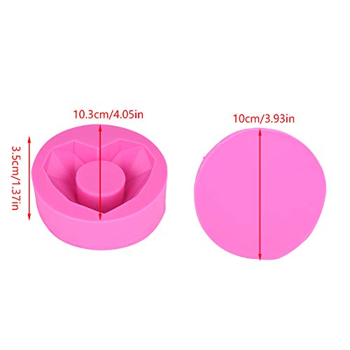 Diy Flower Pot Silicone Mold, Succulent Plants Concrete Planter Vase Molds Candle Holders Mold Color #TOP4