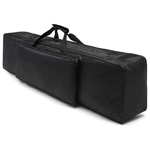 NKTM 88 Key Electric Piano Keyboard Gig Bag,Adjustable and Portable Backpack Straps(NOT FIT ALL 88-KEY KEYBOARDS) 52 x 12 x 6in Cover