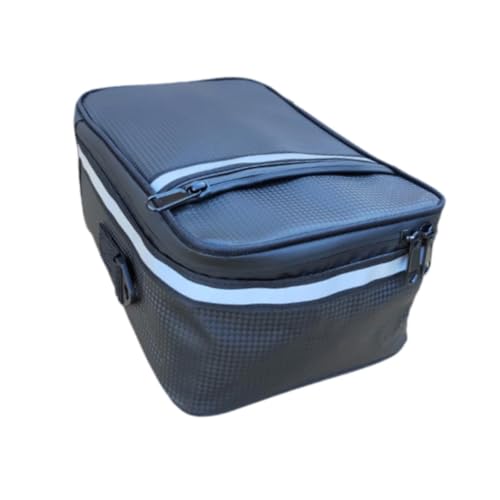 KiBcsLic Bike Rack Rear Bag Bicycle Saddle Bag Practical Universal Storage Pouch Easy Installation Rear Cycling Pack, 24.5cmx16.5cmx11cm