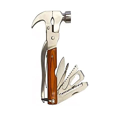 Rollyware Multifunction Stainless Steel 10 in 1 Multi-Functional Pocket Hand Tool Set (Hatched, Hatchet, Wrench, Cutter and More) Multipurpose MultiTools Hammers, (B0978S647Y) Amazon Price History, Amazon Price Tracker