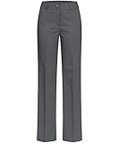 hohe Leibhöhe GREIFF Damen-Hose 1357 Regular Fit Modern 37.5 - Pinpoint Schwarz - Gr 88