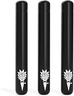 UkGlass 3 Pack - Joint Tube Kit - Metal Doob Tube Cigarette Holders - Tobacco Smoking Accessories Tube Cigarette Container - Rick Morty (3 Pack), Pink Set (NA44)