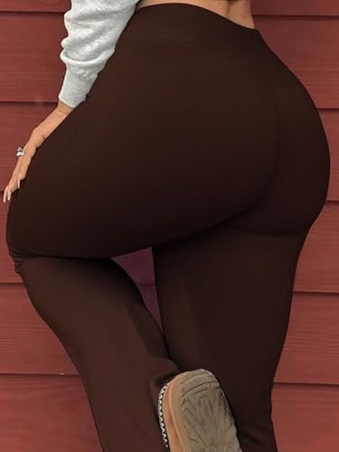 Women's casual sports work pants Women Plain Color Sleeve Casual Loose Pants2