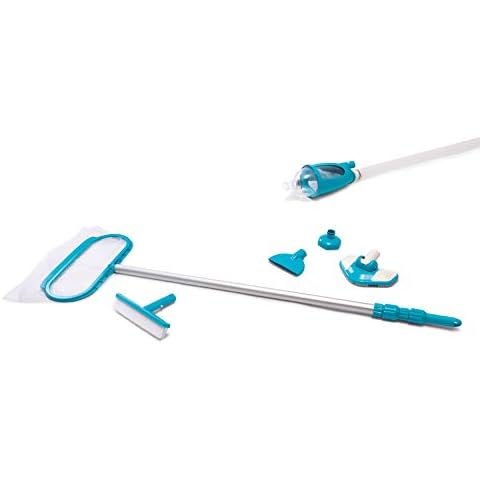 Intex Deluxe Pool Maintenance Kit - Poolzubehör - Pool Reinigungsset - 5-teilig, Mehrfarbig Cover