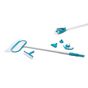 Intex Deluxe Pool Maintenance Kit – Poolzubehör – Pool Reinigungsset – 5-teilig, 28003, Mehrfarbig
