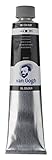 Royal Talens Van Gogh Artists' Oil Color, 200ml Tube, Ivory Black (02087013)