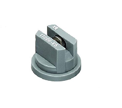 Pack of 25 - TeeJet Extended Range Flat Spray Tips 110° Gray 0.6 GPM @ 40 PSI Farmer Bob's Parts XR11006-VS