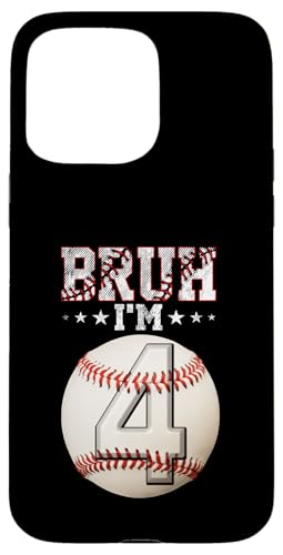 Bruh I'm 4 Dabbing Baseball 4΂̒ap[eB[ LbY X}zP[X iPhone 15 Pro Max p