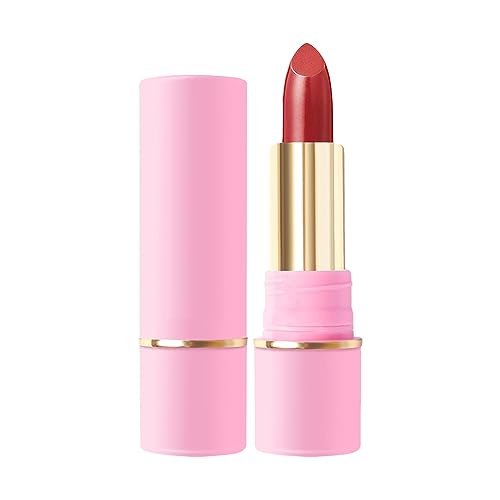 Vitality Lip Flush Stain Moisturizing Lipstick Paper Tube Lipstick Velvet Fog Is Not Easy To Decolour Croes Border Nude Lipstick Tint Remover (C, One Size)