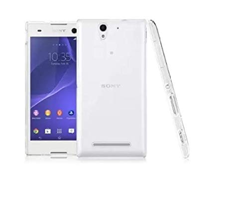 Image of Case Creation Perfect Fitting Premium 0.3mm Crystal Clear Totu Silicone Transparent Full Flexible Soft Corner Protection Cover Guard with TPU Slim Back Case Back Cover for Sony Xperia C3 Dual D2502