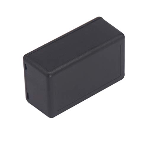 Zulkit 5Pcs Project Boxes ABS Plastic Electrical Project Case Power Junction Box Black 2.40 x 1.41 x 0.98 inch (61 x 36 x 25 mm)