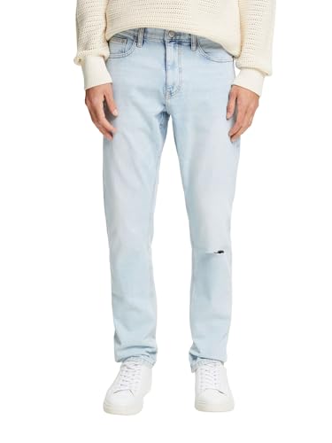 Jeans Homme ESPRIT en coton coupe droite ajustée