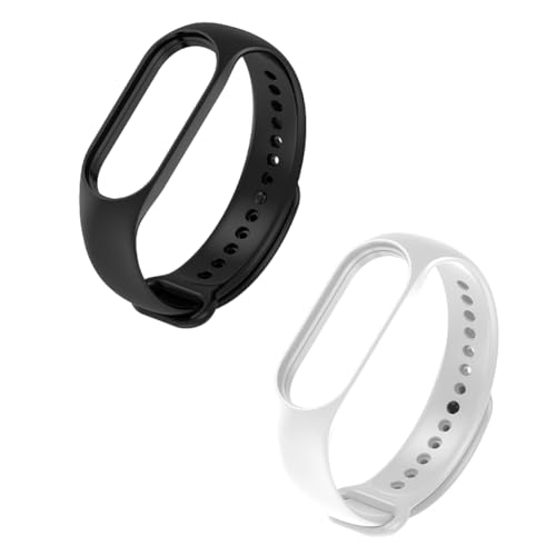 [�I�[�f�B�I�t�@��] �X�}�[�g�E�H�b�`�o���h miband 5/6/7 �����p�o���h TPU �_�炩�� �V���R�� �ʋC �h���h�� �ȒP��t �u���b�N&�z���C�g ��25cm �e1�v2��