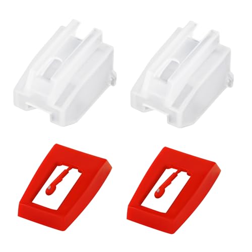 2pcs Record Player Needle, Turntable Replacement Stylus Diamond Stylus Needle Vinyl Record Player Stylus for Crosley NP1 & NP6, LPplayer Phonograph