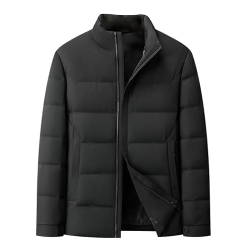 Veste d'hiver courte homme USTZFTBCL blouson chaud col montant