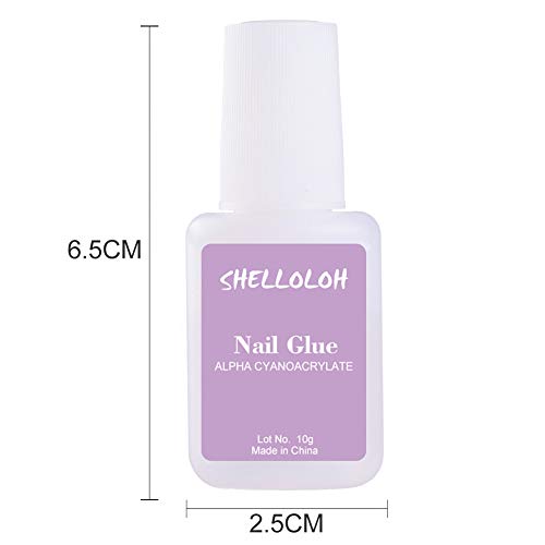 Shelloloh Collante per Unghie，1pz colla per Unghie...