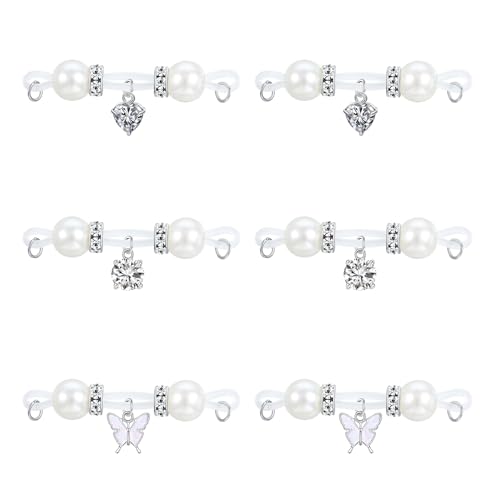 D.Bella Fake Nipple Rings Non Piercing Nipple Jewelry Bells Dangle Heart Butterfly Adjustable Nooses Faux Nipple Piercing Cute Body Jewelry