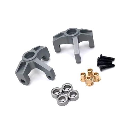 RC�A�N�Z�T���[ Compatible With WLtoys 144010 144001 144002 124017 124016 124018 124019 1/14 RC�J�[�A�b�v�O���[�h�p�[�c ���^���x�A�����O �t�����g�X�e�A�����O�J�b�v(Gray
