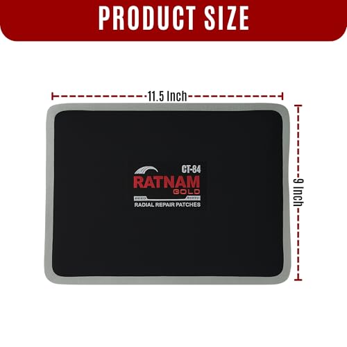 Image of Radial Tyre Repair Patch 84 No Box of 2 Pcs Heavy Duty Puncture Repair Patch for Car Bike Truck Tractor Tyre Repair Garage Workshop