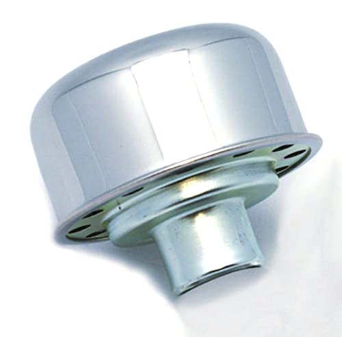 Hot Rod Chrome Valve Cover Breather Caps With Grommets, Pair, For Small Or Big Block #TOP2