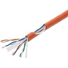 Satmaximum CAT6 1000ft UTP Orange Ethernet Solid Cable 550Mhz LAN Cable 23AWG RJ45 Network Wire Bulk Orange