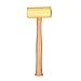 Gar-Dur Plastic Mallet 19 oz Yellow Polyhead