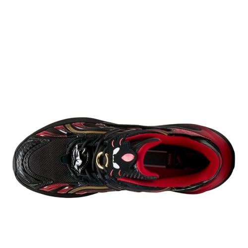 Image of PUMA Mens Inverse Shadow Lace Up Sneakers Shoes Casual - Black, Red - Size 6.5 M