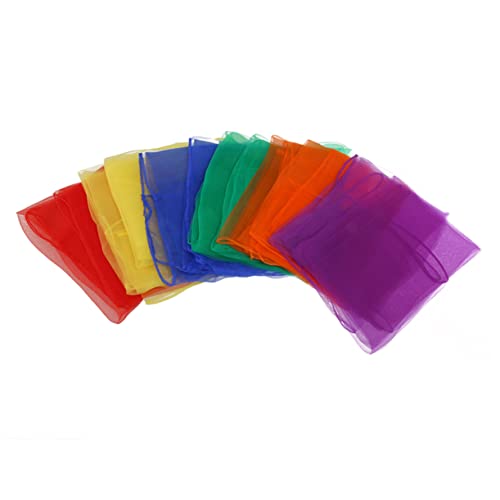 Healeved 12 Piezas Paquete de Paños de Colores para Actividades Infantiles y Accesorios Decorativos para Guardería y Protección Solar