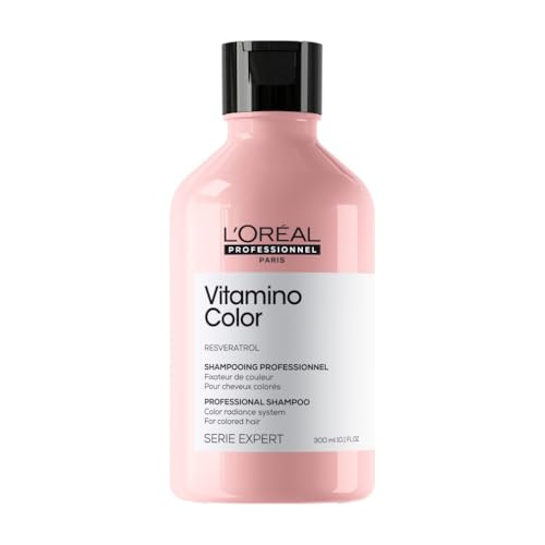 L’Oréal Professionnel Vitamino Color Shampoo 300ml, Colour Protection and Shinier Stronger Hair, For Coloured Hair