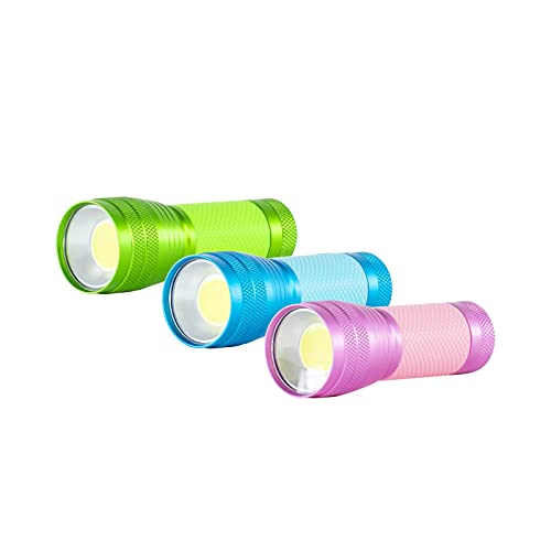 Dorcy 100-Lumen Weather Resistant Glow-In-The-Dark Led Flashlight With Lanyard And Aluminum Construction, Assorted Colors (41-4254) #TOP4