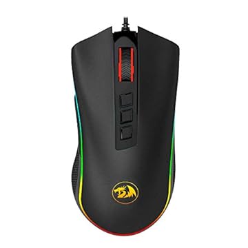 Mouse Gamer King Cobra USB 2.0 24000DPI Preto RGB Redragon - M711-FPS