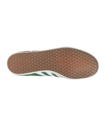 Image of adidas Gazelle Men's Sneakers, Preloved Green /Cloud White /Core White, Size 4.5