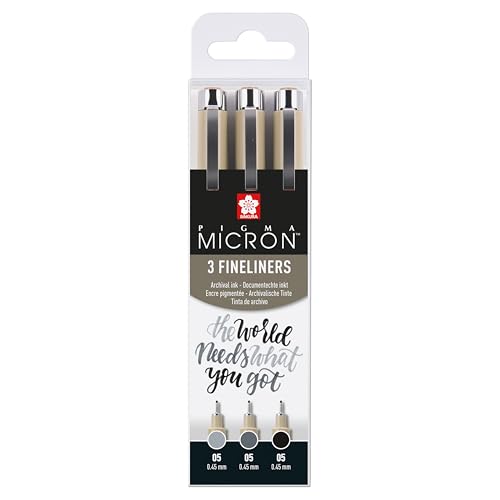 Sakura Pigma Micron 05 t@CCi[Zbg ubN&O[ 3_