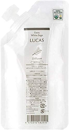 Amazon Lucas ルカス 浄化ディフューザー 詰め替え用 アクアマリン ミント ホワイトセージの香り 変化 チェンジ 方向 浄化 本体別売 Lucas ルカス リードディフューザー