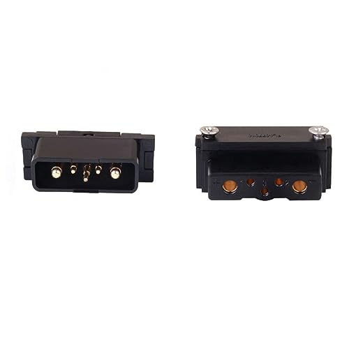 JOYSOG for hailong Battery Connector, ebike hailong Battery Power Discharge Connector Plug 4 Pins 5 Pins Male & Female Discharge Plug (5 Pins)