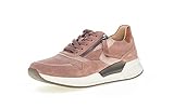 Gabor Damen Low-Top Sneaker, Frauen Halbschuhe,Wechselfußbett,straßenschuhe,Strassenschuhe,Freizeitschuhe,Hummer/Rose/Cognac,40 EU / 6.5 UK