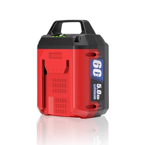 TenHutt 60V 5.0Ah Li-ion Battery, Replacement for Toro 60v Flex