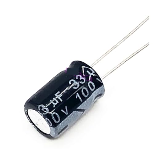 Condensateur électrolytique 33UF 100v P41 en aluminium pour circuits électroniques