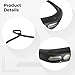 YHomU 160 Lumen Headlamp, Silicone Headlamp with 5 Modes, Xpg+Cob Rechargeable Headlamp