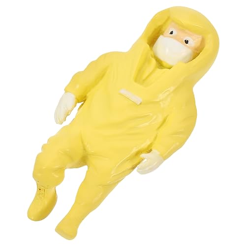 YARNOW Figurine für Sandtisch Gelber Berufsspielzeug Modell Vivid Tiny...