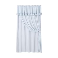 Amazon｜Francfranc フランフラン フリルバランス ダブルカーテン H135