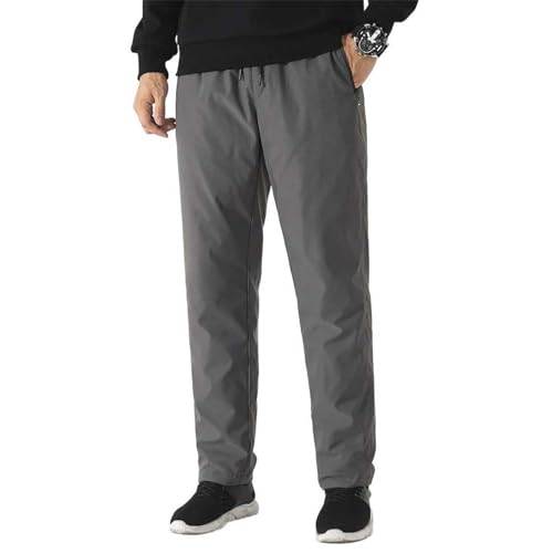 Pantalon chaud homme droit en duvet contre le froid hivernal