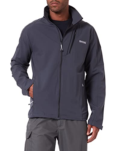Regata Chaqueta Nantfeld impermeable, ajustable y elástica para hombre. Con tejido Isoflex Stretch. Apto para caminar y hacer senderismo.
